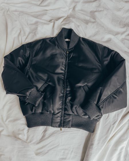 SALE 🚨 jacket currently on sale 20% Off. Discount applied at checkout automatically on Mr. Porter and use code ‘US2023’ at checkout on SSENSE… FEAR OF GOD Eternal Collection Nylon Twill Bomber Jacket in ‘Black’ (size M). The perfect bomber jacket that’s a relaxed-fit and filled generously to present a rounded silhouette. Made in Italy, the quality of this jacket is phenomenal. Highly recommended and a wardrobe staple that is easy to dress down with some sweats or up with a tee and trousers. 