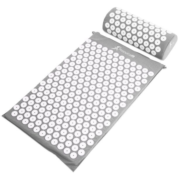 ProsourceFit Acupressure Mat and Pillow Set for Back/Neck Pain Relief and Muscle Relaxation | Walmart (US)