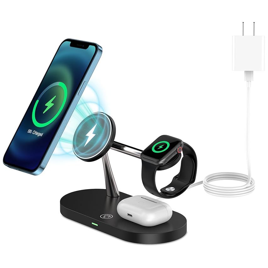 Belkin 3-in-1 Wireless Charger (Wireless Charging Station for iPhone, Apple Watch, AirPods) Wireless | Amazon (US)