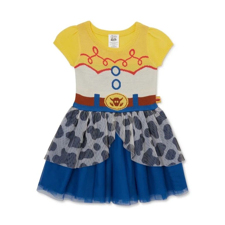 Toy Story Toddler Girls Cosplay Sweater Dress, Sizes 12M-5T - Walmart.com | Walmart (US)