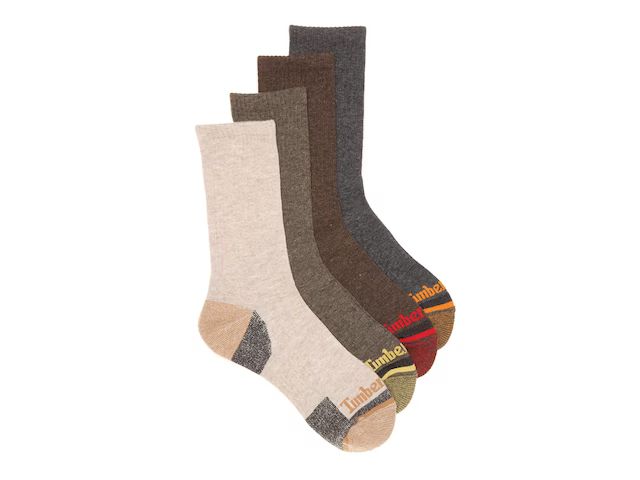 Timberland Ribbed Boot Kids' Socks - 4 Pack | DSW