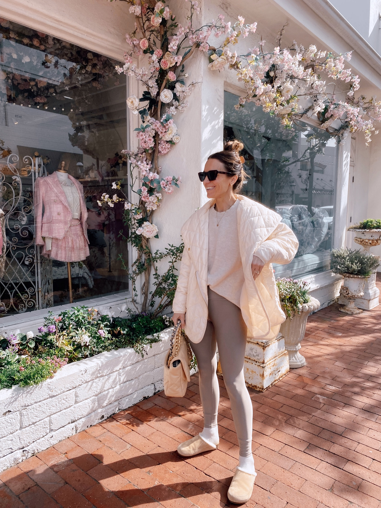 Today’s outfit from February’s capsule wardrobe 
Sweatshirt and mules 15% off wide code SHANNONP15 

#LTKSeasonal #LTKshoecrush #LTKstyletip