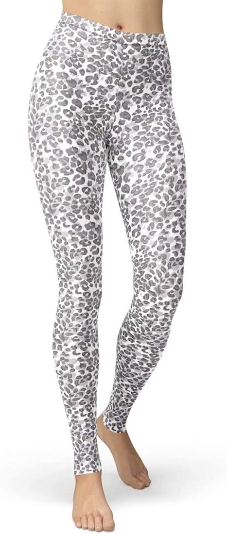 Women's Leopard Printed Leggings Animal Skin Brushed Buttery Soft Tights | Amazon (US)