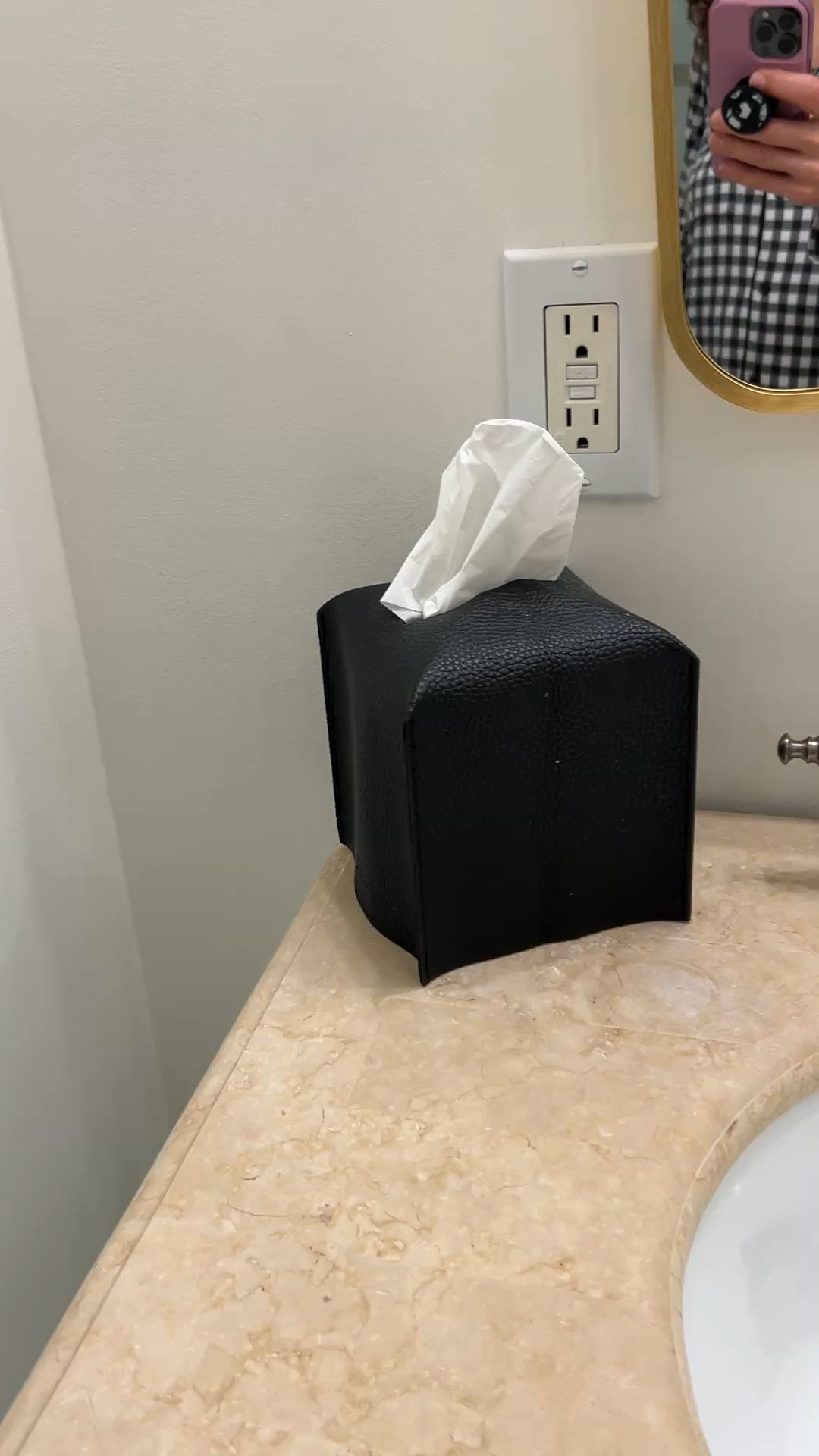 Tissue box cover to elevate your bathroom decor. One of my favorite Amazon finds  

#LTKmorningroutine #LTKOver40 #LTKHome