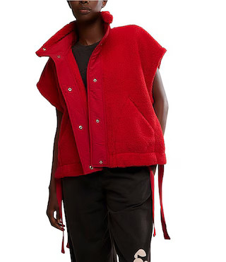 FP Movement Scout It Out Funnelneck Sleeveless Fleece Vest | Dillard's