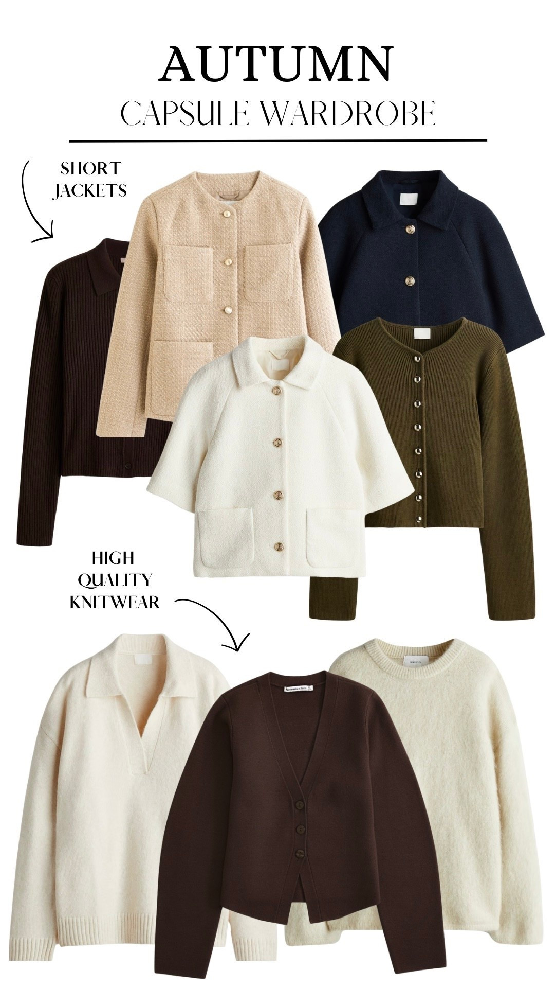 AUTUMN CAPSULE WARDROBE 
Tweed jackets + cardigans 
High quality knitwear 🍂 

#LTKmodest #LTKautumn #LTKstyletip