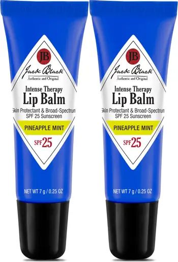 Jack Black Intense Therapy Lip Balm SPF 25 Duo | Nordstrom | Nordstrom