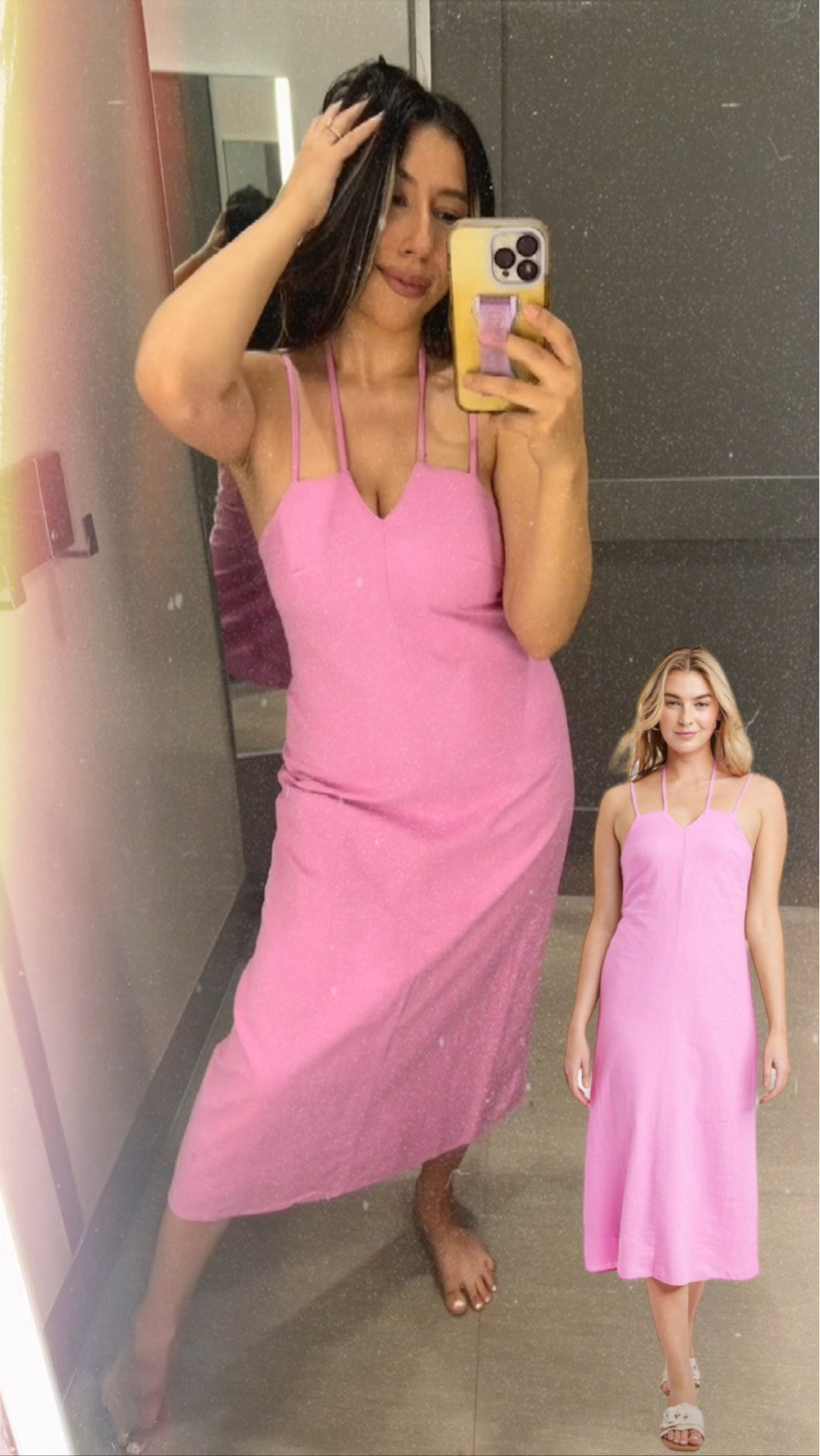 A thicker linen dress perfect for the warm weather! Would be so cute for a shower💖

#LTKsalealert #LTKstyletip #LTKxTarget