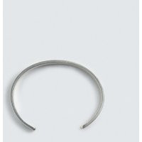 Zara - Matte Rigid Bracelet - Men - Silver - Men | Zara US