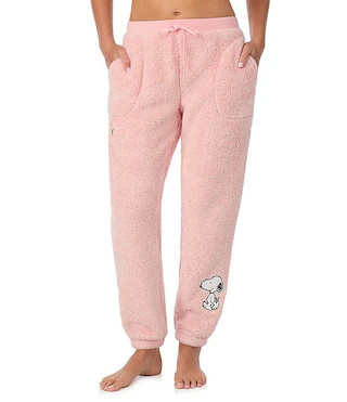 Solid Cozy Plush Drawstring Tie Coordinating Sleep Pants | Dillard's
