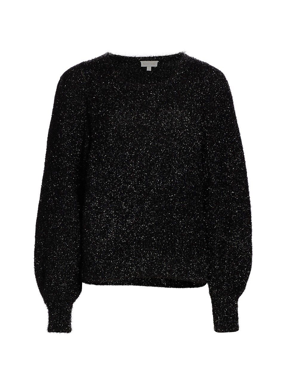 Ronny Kobo Women's Carina Sparkle Sweater - Black - Size Medium | Saks Fifth Avenue