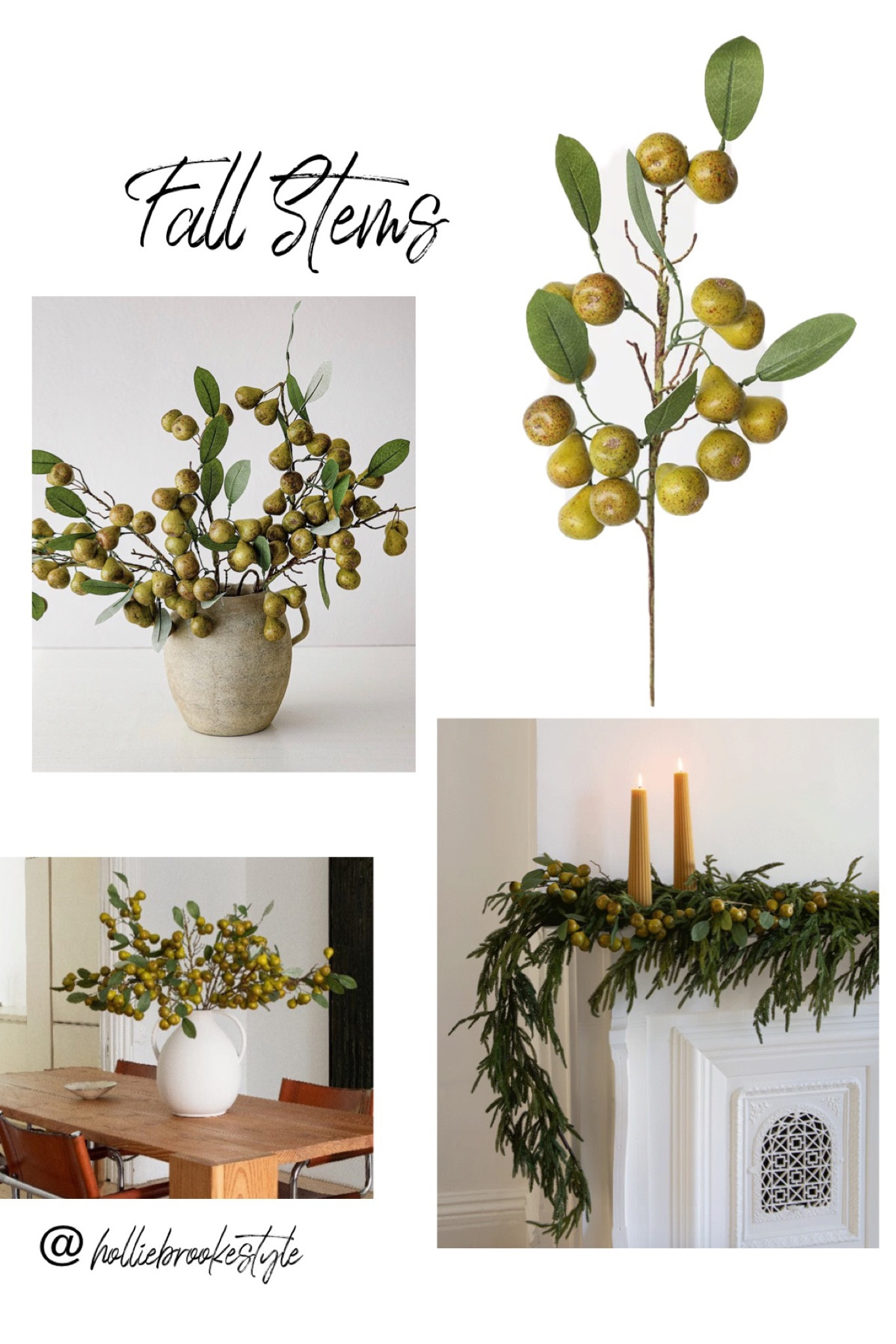 Afloral faux pear stems 

Fall decor
Autumn 
Fall home
Faux pear
Seasonal decor


#LTKhome #LTKFind #LTKSeasonal