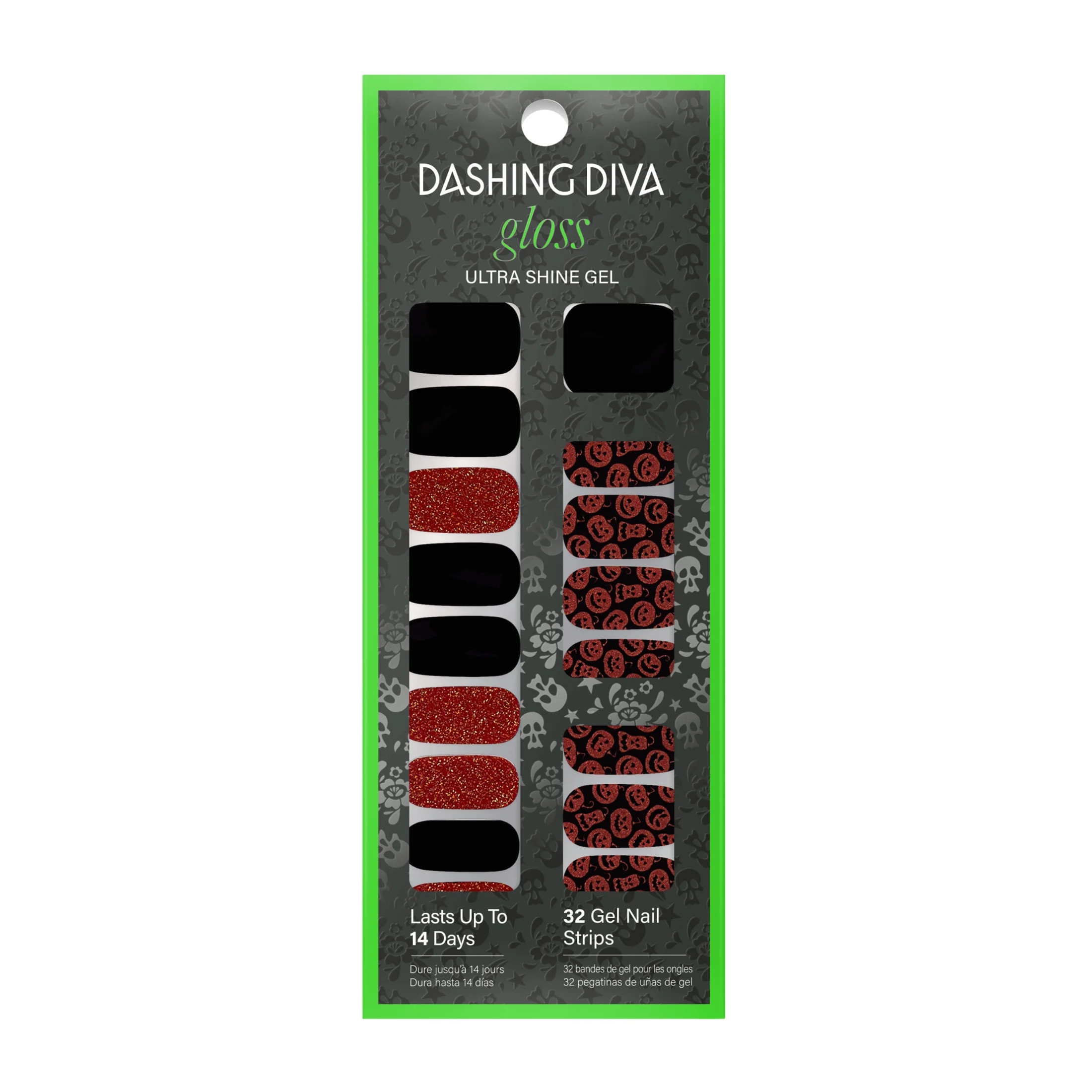 Dashing Diva Gloss Ultra Shine Gel Nail Stickers Palette, Halloween Collection, Hallow Queen, 32c... | Walmart (US)