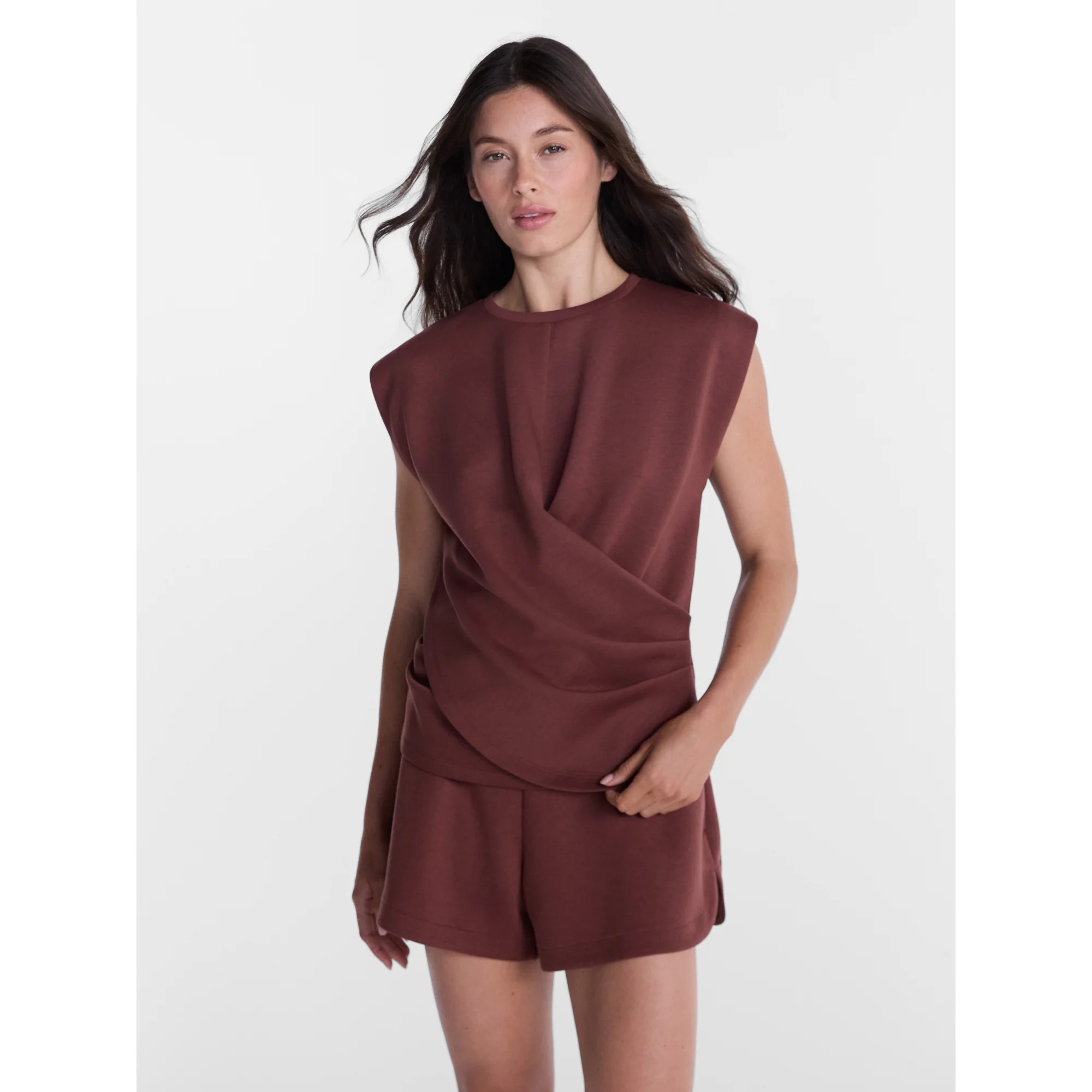 Avia Women s ScubaKnit Sleeveless Wrap Top  Sizes XS-XXXL | Walmart (US)