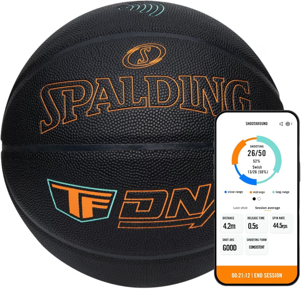 Spalding TF DNA Smart Basketball + 1 Yr App Subscription Bundle I iOS and Android Compatible I Al... | Amazon (US)
