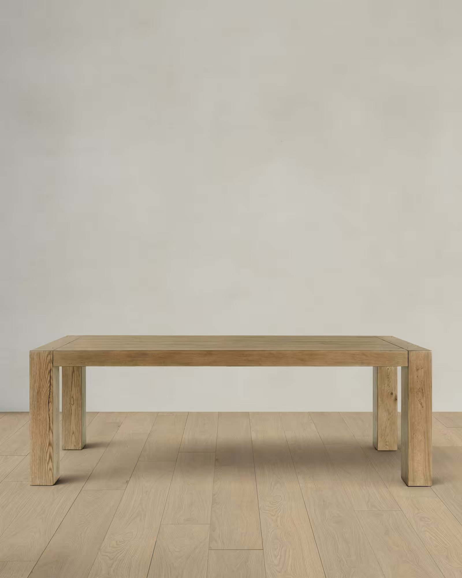 Reclaimed Oak Parsons Dining Table | Quince
