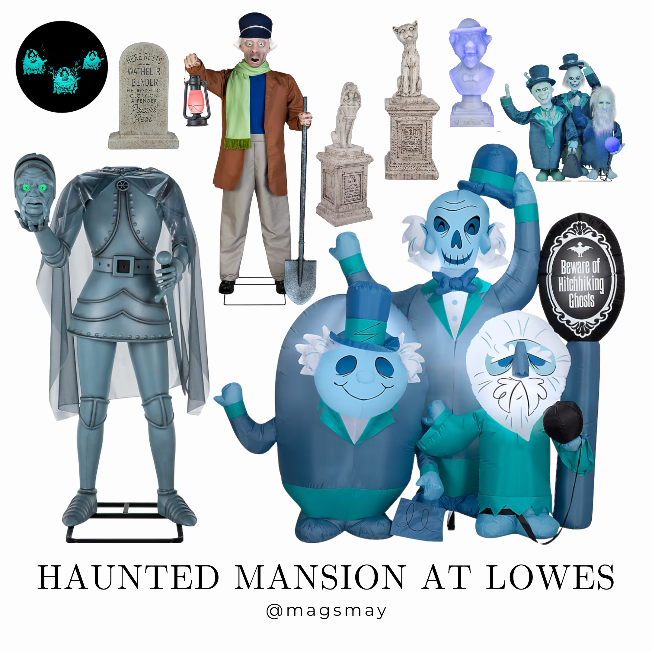 Disney Halloween, Haunted Mansion Halloween, Halloween decor, Disney Halloween blow ups, Disney Halloween decorations  

 #LTKSeasonal #LTKHome #LTKFamily