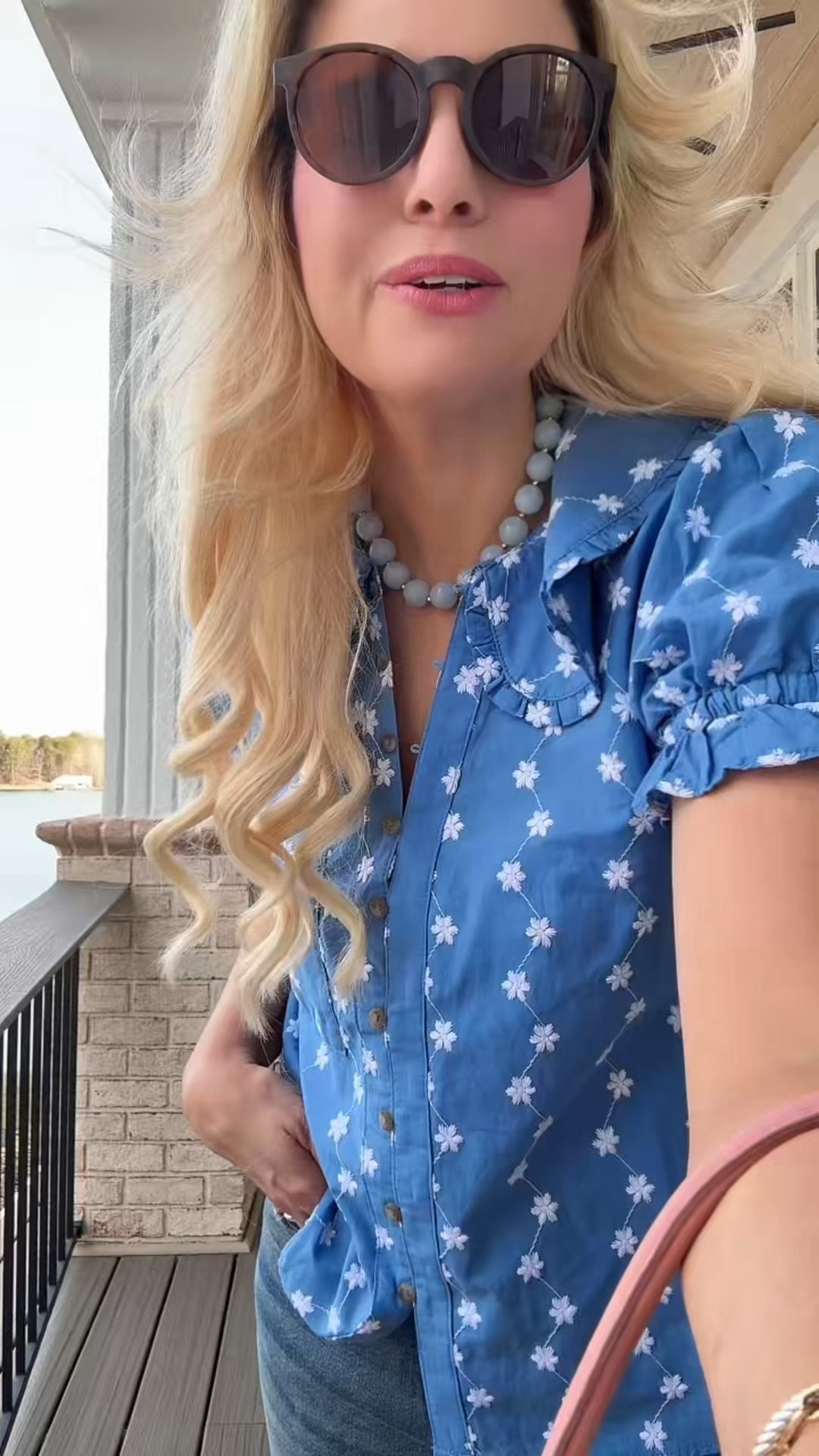 I love a Peter Pan collar! So cute tts 
Jeans tts 
Necklace - use code BECKY25 

#LTKgrwm #LTKootd #LTKdayinmylife