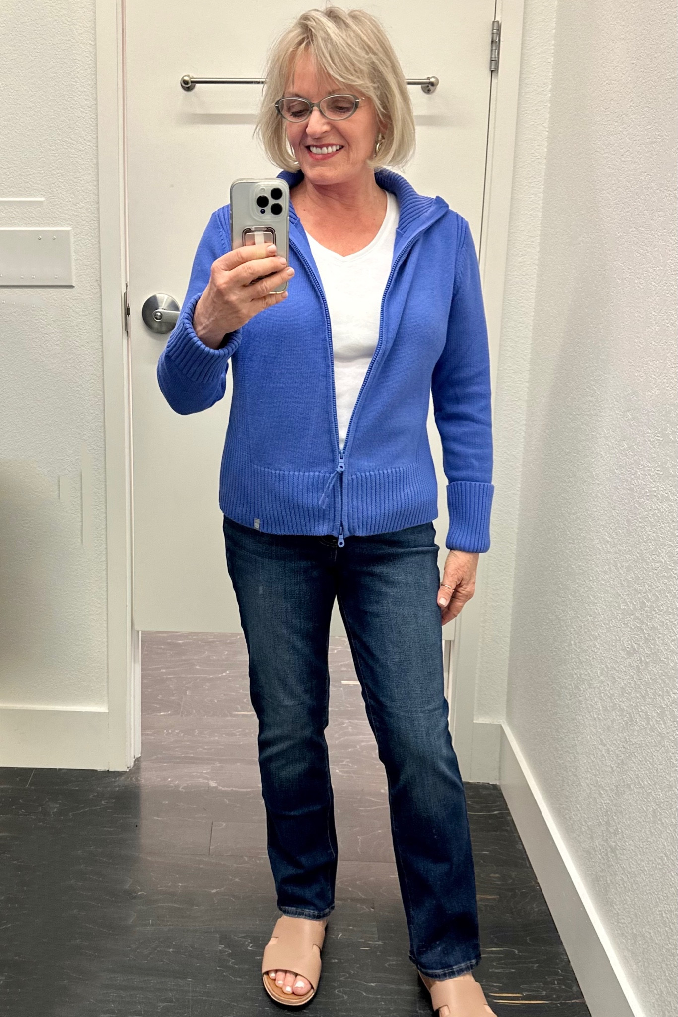 Petite outfit from Talbots 
Wearing pm sweater jacket
Pm straight leg jeans

#LTKover40 #LTKstyletip #LTKSeasonal