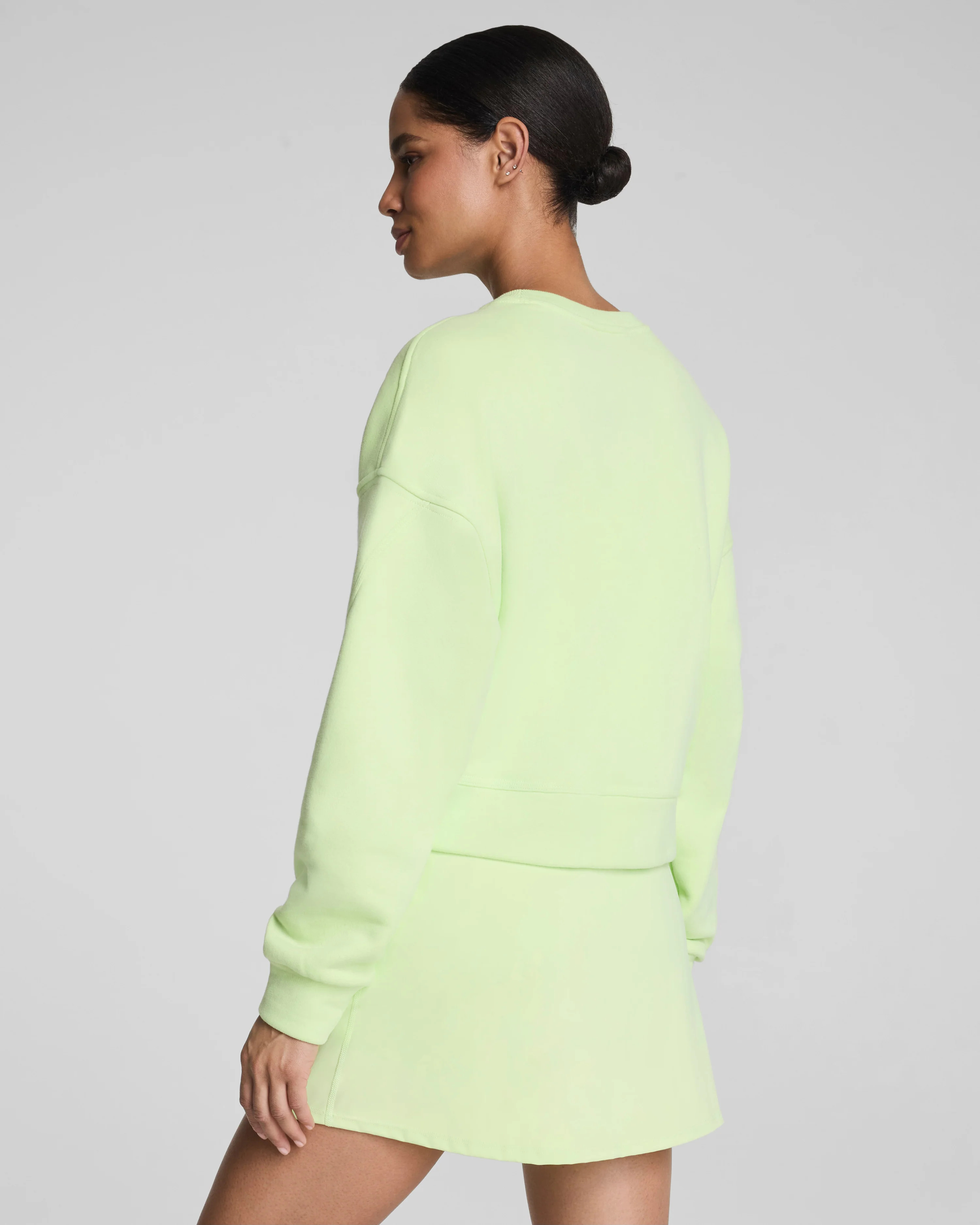 Cotton Fleece Crewneck | Spanx
