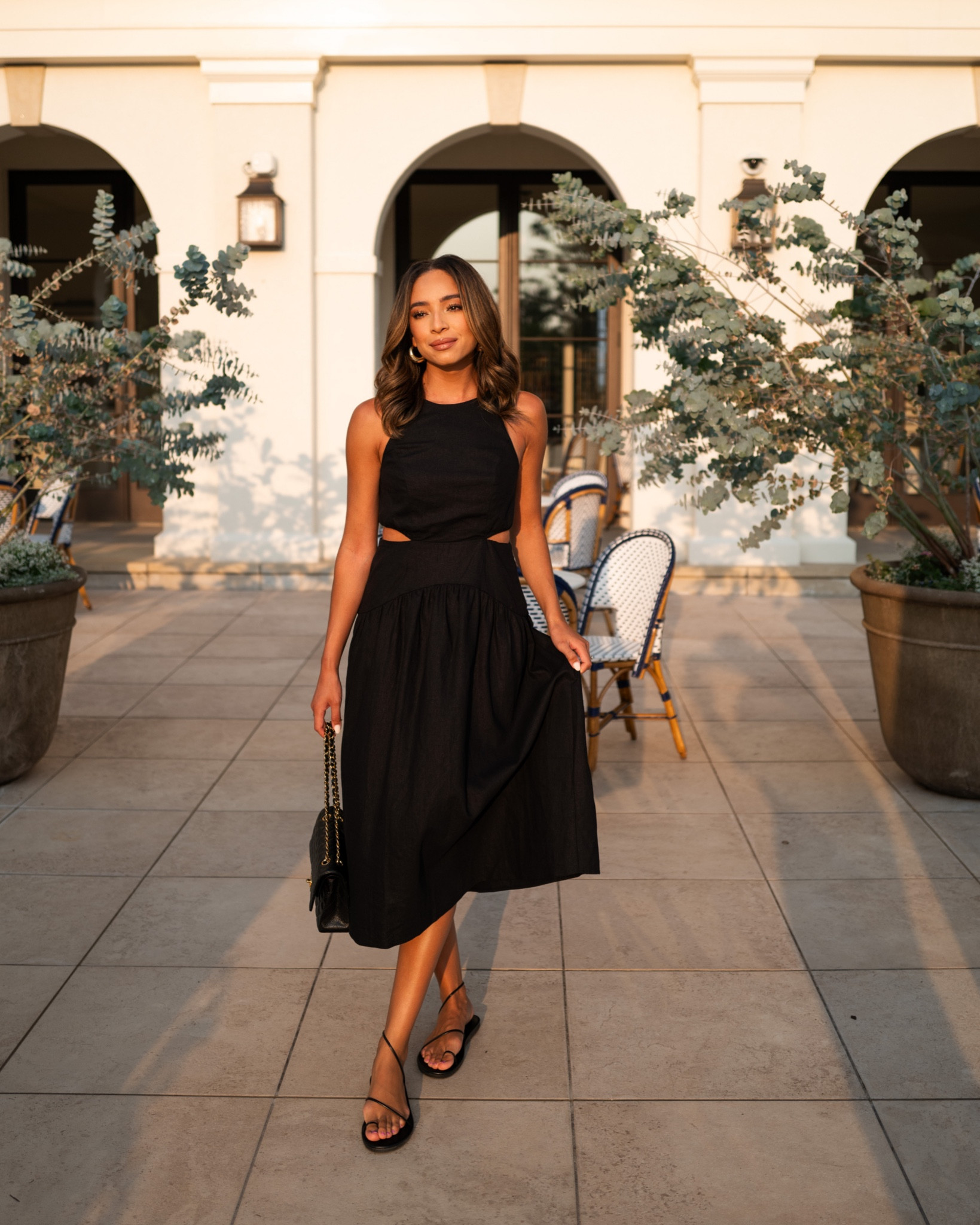 Dinner outfit! This black midi dress is under $40 and looks expensive! Linen material, small cutouts, and drop waist make this dress the perfect effortlessly chic summer staple. Wearing an XS - runs big size down if between sizes 





Linen dress
Summer dress
Walmart find
Walmart fashion

#LTKunder50 #LTKstyletip #LTKSeasonal