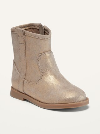 Faux-Suede Western Boots for Toddler Girls | Old Navy (US)