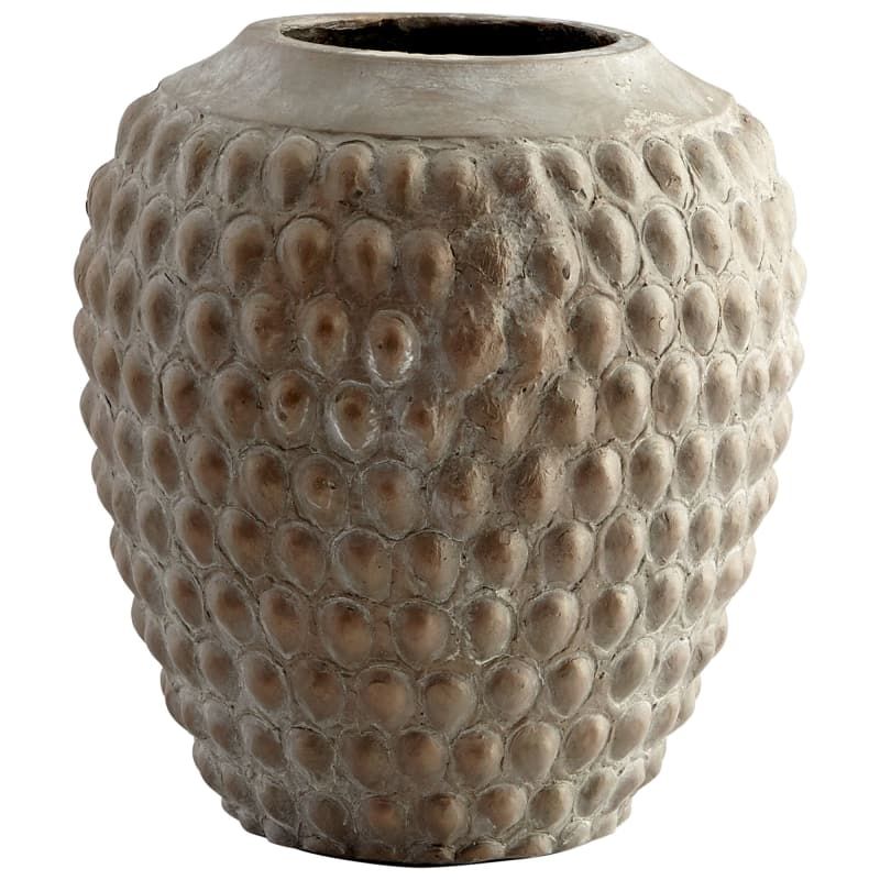 Cyan Design 09617 Chula 11-3/4" Diameter Cement Planter Golden Antique Home Decor Containers Planter | Build.com, Inc.