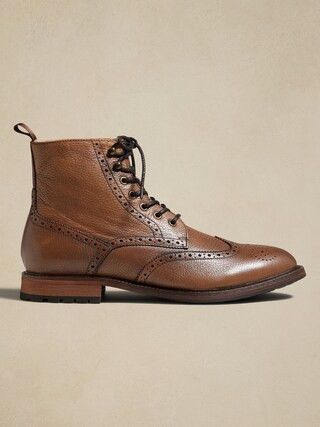 Heritage Wingtip Brogue Boot | Banana Republic Factory