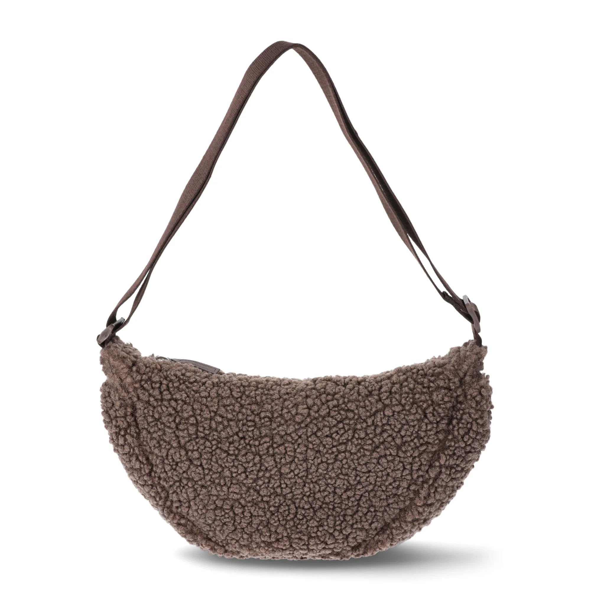 No Boundaries Women's Hands Free Hobo Bag Dark Brown | Walmart (US)