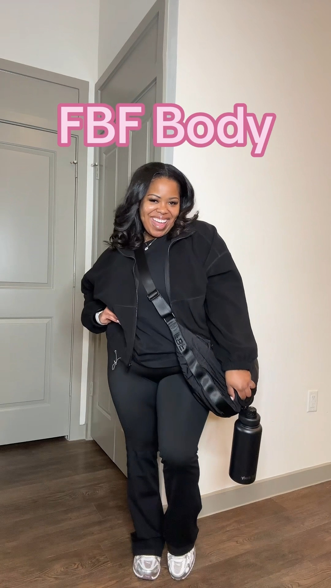 Gym ready with FBF Body! Wearing a size XL in the flare leggings! Use code: GABBYLAROSE to save! 💕