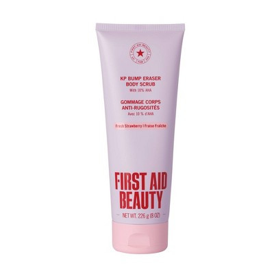FIRST AID BEAUTY KP Bump Eraser Body Scrub - Strawberry - 8oz - Ulta Beauty: Exfoliating, For Normal Skin, Whole Body Use, Tube | Target