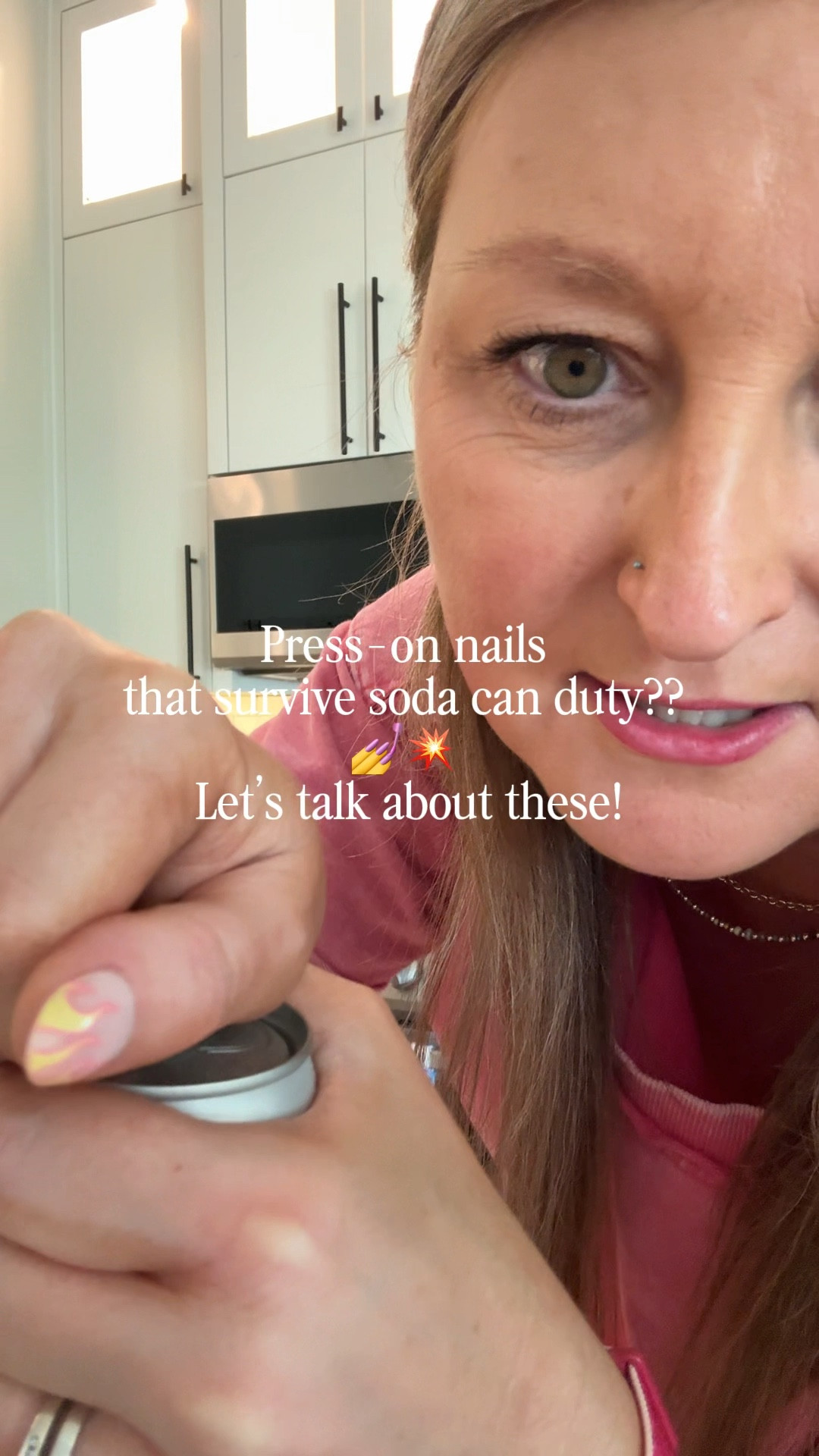 Just got my hands on the new Glamzilla x Glamnetic Killazilla set and I’m OBSESSED 💅🔥 These are strong enough to survive the ultimate press-on test (yes, I opened a can 👀) and still look flawless.

Currently wearing Wildchild from their short oval collection but I’m about to switch to Killazilla and live my moody glam dreams 🖤

💅 Long-lasting
🫶 Easy to apply
🥤 Can-opening approved

#PressOnNailsThatSlay #GlamneticNails #GlamzillaNails #KillazillaSet #WildchildNails 

#LTKStyleTip #LTKBeauty