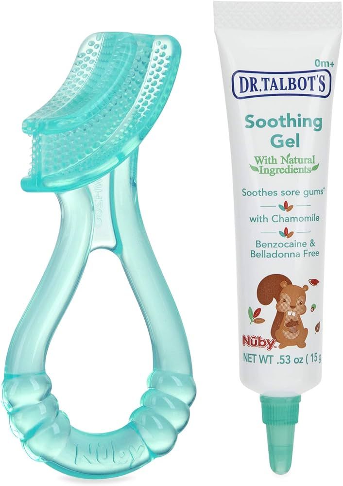Dr. Talbot's Soothing Gel for Sore Gums with Bonus Silicone Massaging Toothbrush, 0.53 Ounce, Nat... | Amazon (US)