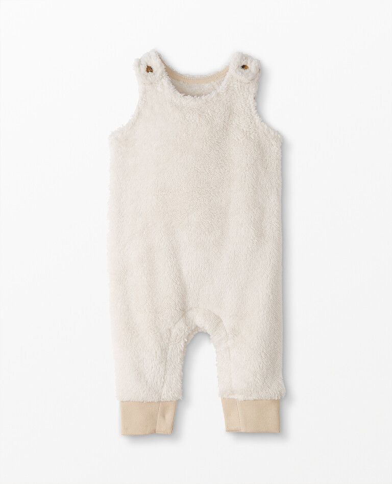 Baby Overalls In Recycled Marshmallow | Hanna Andersson