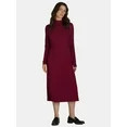 Time and Tru Women's and Women's Plus Ribbed Hacci Knit Midi Dress, Sizes XS-4X - Walmart.com | Walmart (US)