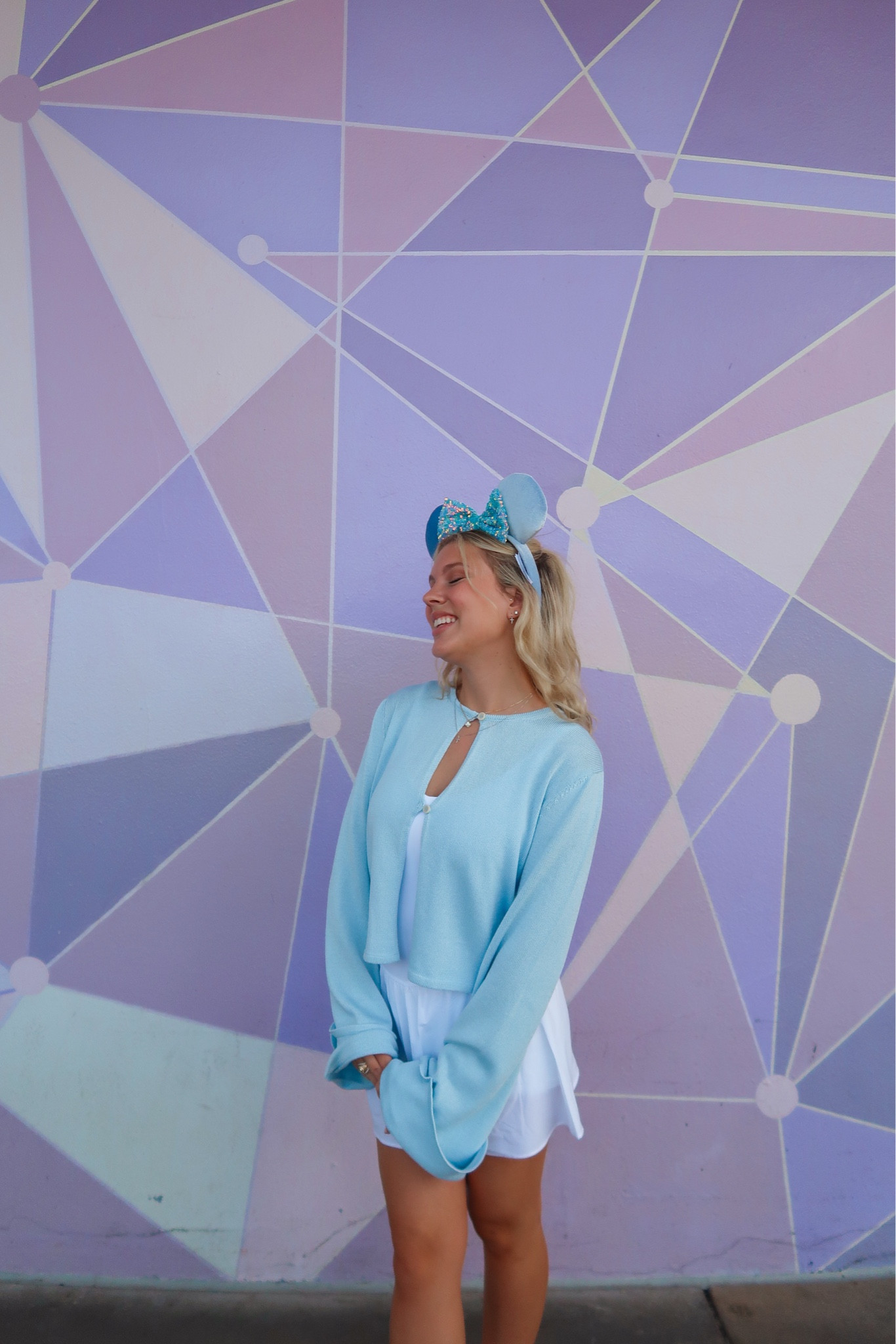 Cinderella inspired Magic Kingdom Outfit!! The sweater is from Djerf Avenue, but it won’t let me link!🩵

#LTKHoliday #LTKFindsUnder50 #LTKFindsUnder100