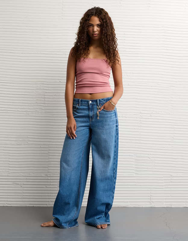 AE x Sydney Sweeney Ultra Wide-Leg Jean | American Eagle Outfitters (US & CA)