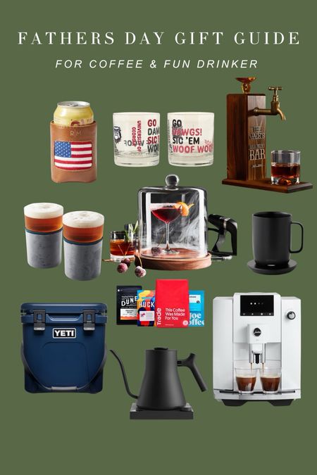 For the dad who loves coffee, tea, and a drink with his friends! Here is everything he could need to ensure  top notch drinks and a fun time! 

#LTKParties #LTKMens #LTKGiftGuide