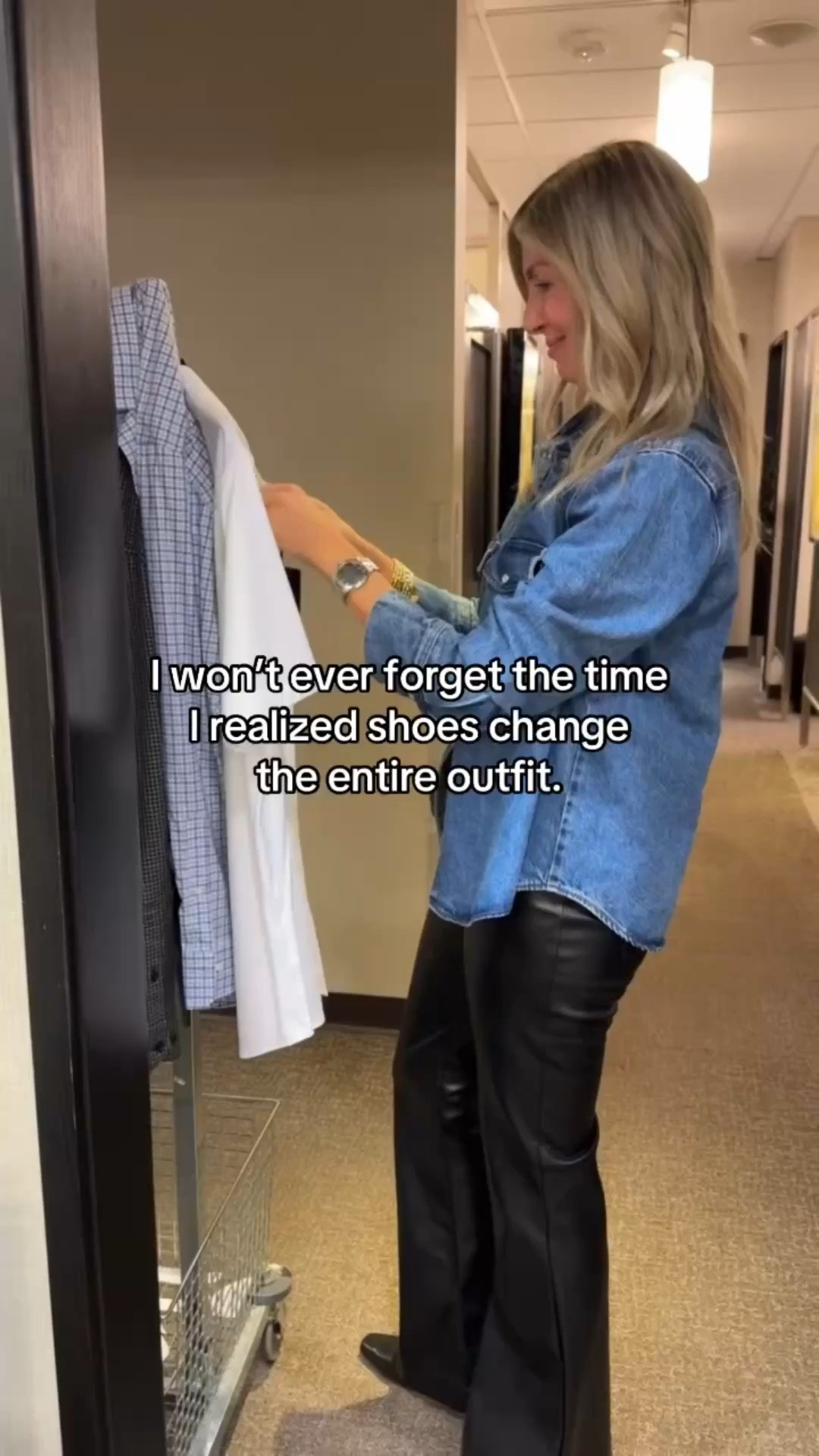 Same jeans. 
Same top. 
Different shoes. 

Completely different vibe. 

Shoes are usually the piece that decides whether an outfit feels: 
• casual 
• elevated 
• trendy 
• chic 
• effortless 
• intentional 

People focus on the clothes first. Stylists notice the shoes first. 

#shoestyle #fashiontips #stylingtips #outfitinspo #personalstyle