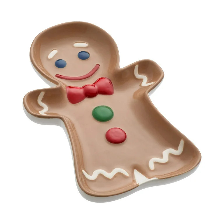 Holiday Time Gingerbread Ceramic Spoon Rest - Walmart.com | Walmart (US)