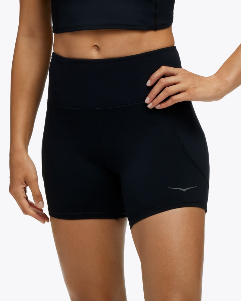 HOKA Women's Elaro 5" Bike Short in Black, Size Large | Hoka One US