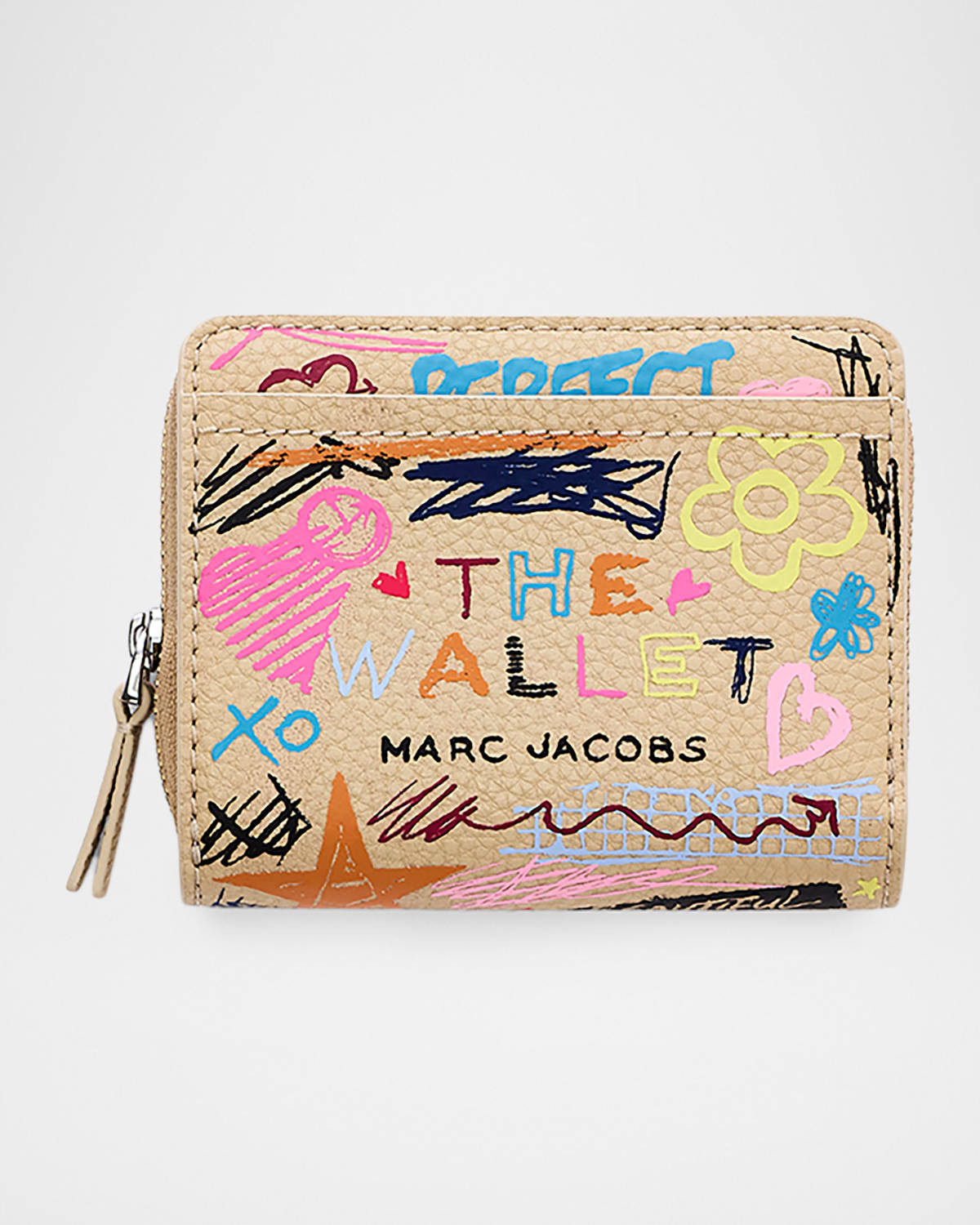 The Punk Scribble Mini Compact Wallet | Neiman Marcus