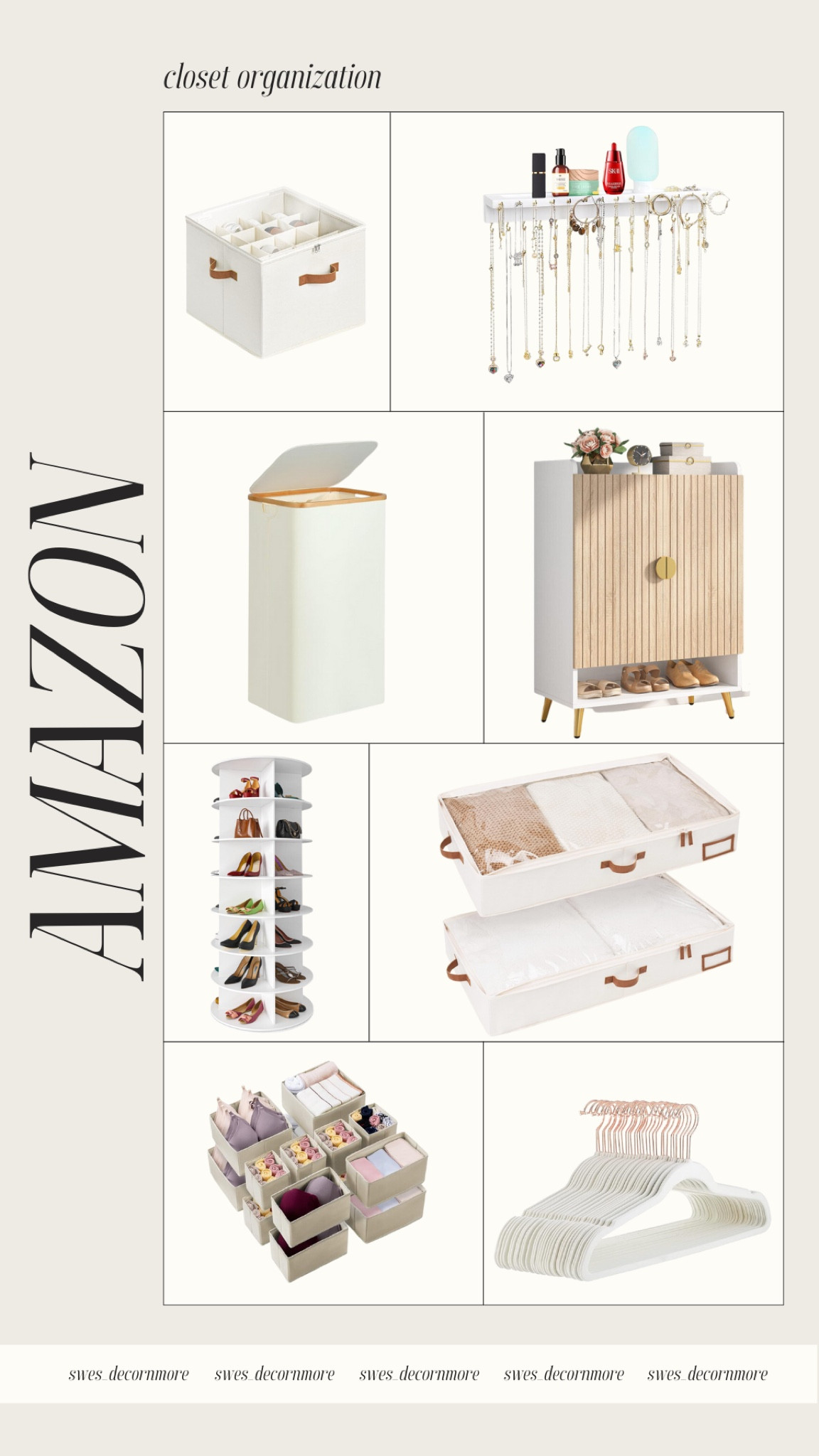 Say goodbye to clutter with these Amazon closet organization must-haves! From space-saving hangers to sleek storage bins, these finds will turn your wardrobe into an organized dream.

#LTKSaleAlert #LTKHome #LTKFindsUnder100