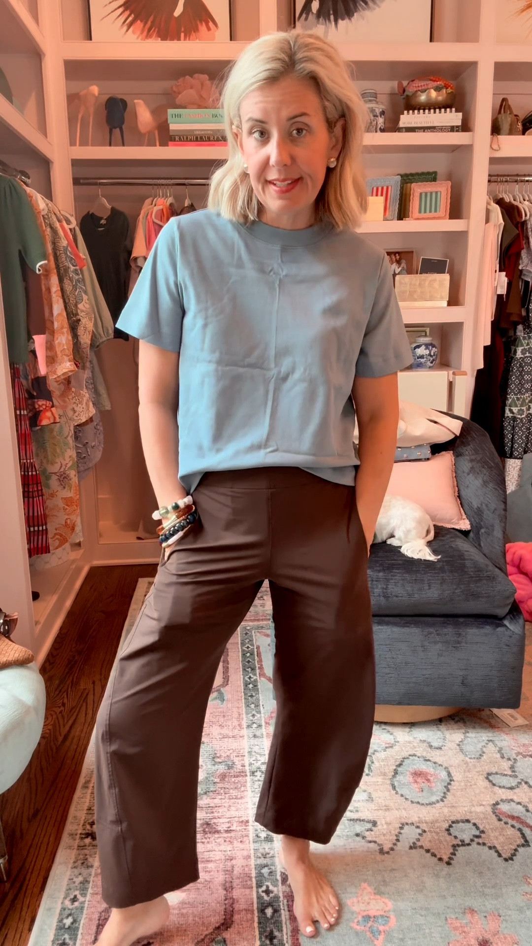 Price per wear…this is what it looks like! I can’t quit with these pants and they are 20% off right now!
Sizing:
Pants - 4P
Social Threads Tops & Sweater - small 
Blazer - 4R
Tee & white tank - xs 
Green Tank - small petite 
Jackets - xs 
Flats & Mary Jane’s - 7.5 (size 1/2 down) 

CODES:
Avara - mixandmatch15
Allie + Bess - Catherine20

#LTKdayinmylife #LTKootd #LTKmomlife