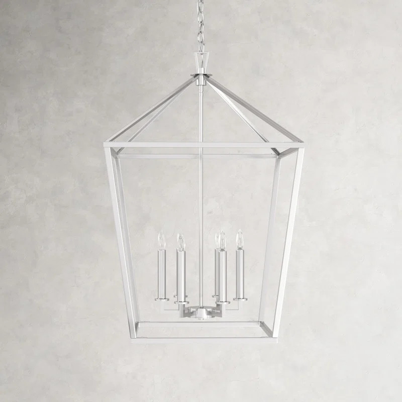 Hastings 6 - Light Lantern Geometric Chandelier | Wayfair North America