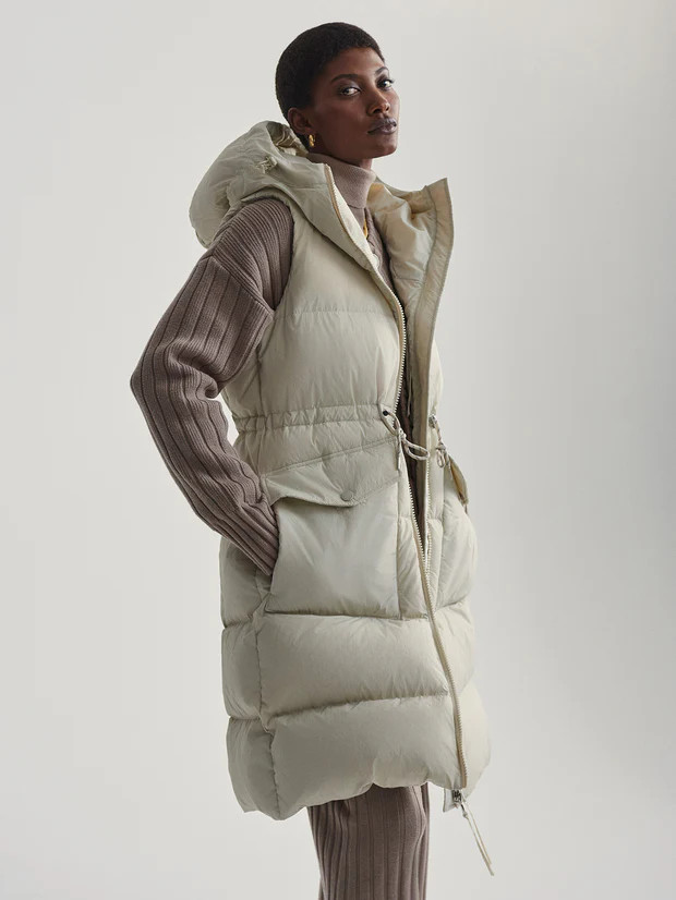 Irving Long Down Gilet | Varley US | Varley USA