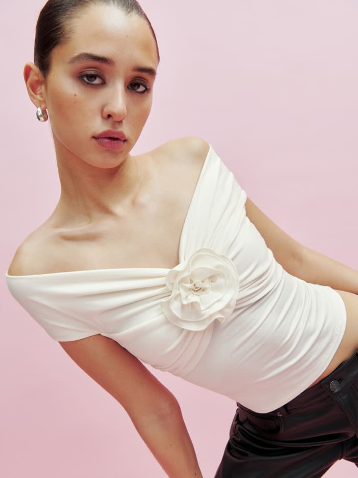 Emerald Knit Top | Reformation (Global)