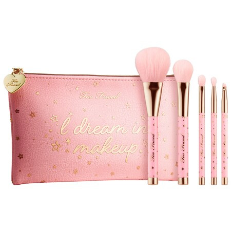 Too Faced Christmas Dreams 5 Piece Brush Set | Sephora (US)