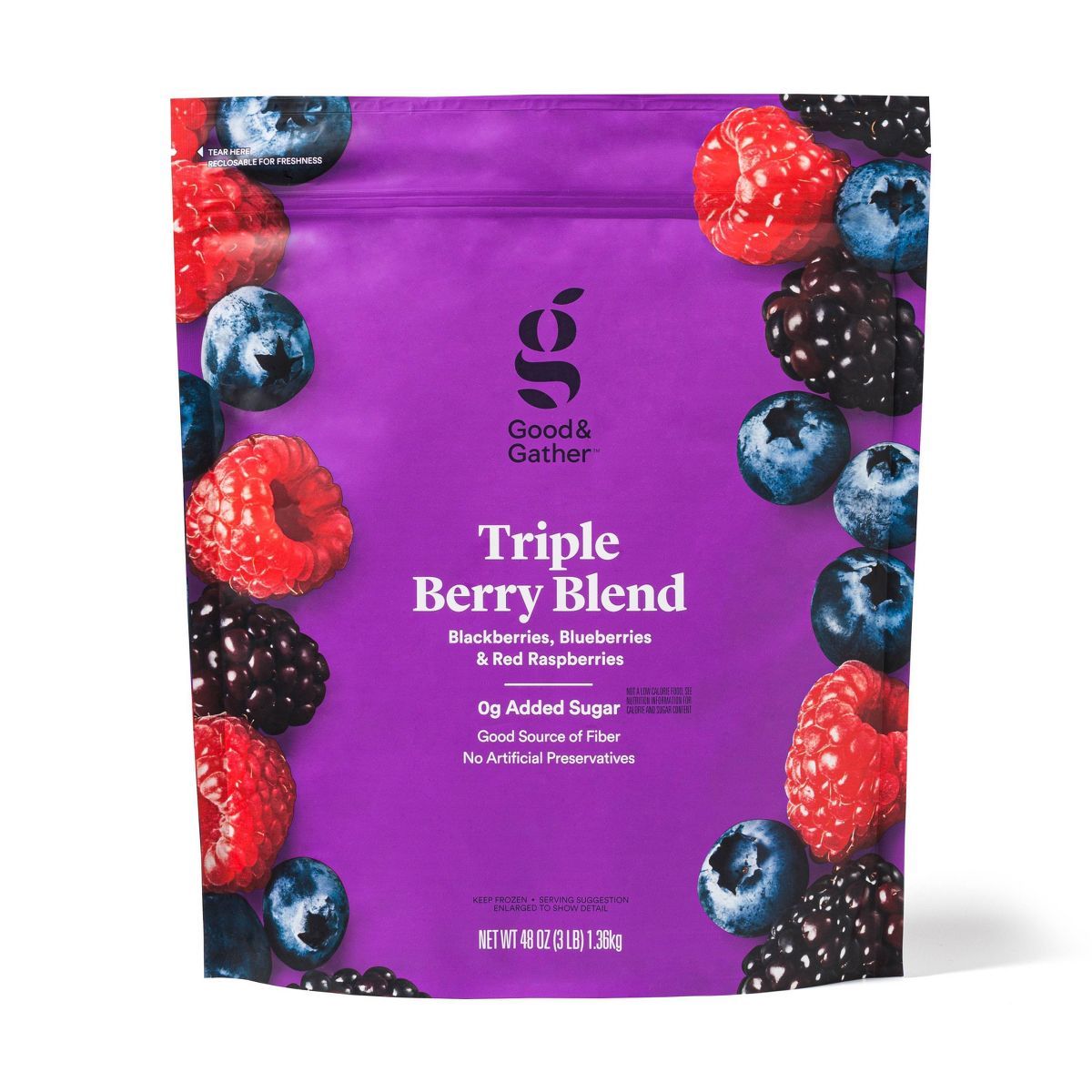 Triple Berry Frozen Fruit Blend - 48oz - Good & Gather™ | Target