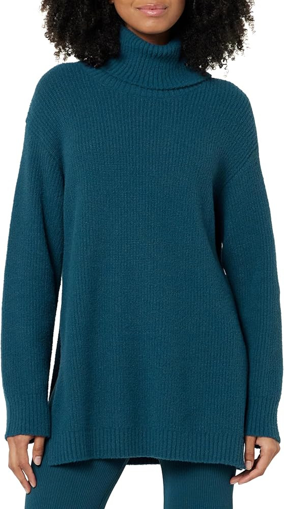 The Drop Women's Grayson Super Soft Drop-Shoulder Turtleneck Sweater | Amazon (US)